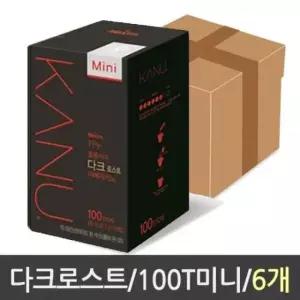 아메리카노커피 맥실 카누 다크로스트 아메리카노 100T 6개