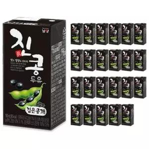 진콩두유 남양유업 진콩 검은콩깨 두유 190mlx24팩