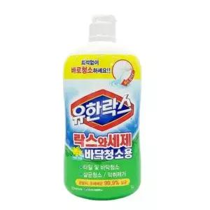 화장실청소세제 쿨샵 유한락스 살균청소 악취 곰팡이제거 파워젤1L