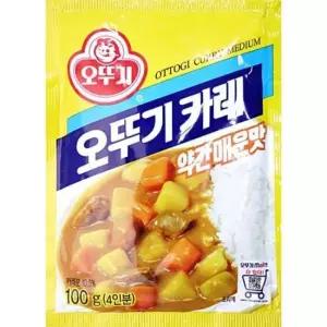 일본카레 오뚜기 분말카레약간매운맛100g