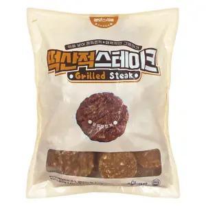 빠르미쇼핑 맘모스 떡산적 스테이크 2kg 냉동 산적 업소용 가정용 식자재 트레이더스