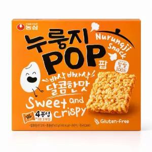 농심 누룽지팝 달콤한맛 142g 8개