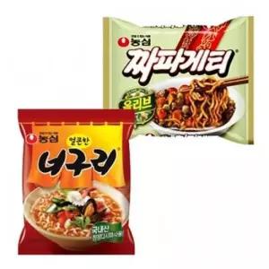 봉지라면 짜파게티10봉지+얼큰 너구리10봉지