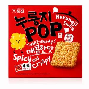 농심 누룽지팝 매콤한맛 142g 8개