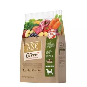 ANF 식스프리플러스 인도어 독 양고기쌀 5.6kg 강아지사료 전연령사료 건식사료