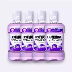리스테린 토탈케어 마일드 750ml x4