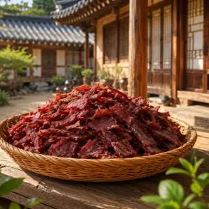 항진 원육포 클래식 소고기 자투리 육포 500g