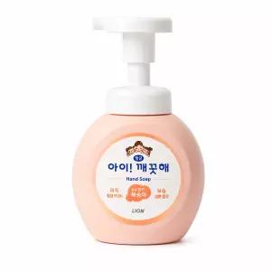 아이깨끗해 핸드워시 용기 복숭아 250ml, 1개+리필 복숭아 200ml, 4개+증정(순 100ml, 2개)
