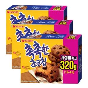 오리온 촉촉한 초코칩 16개입 x 3박스
