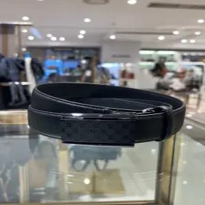 닥스 N바로배송 블랙 루이스 DD패턴 무광버클 자동벨트 DBBE3F711 568006