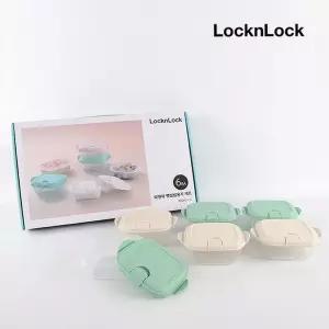 햇쌀밥용기 300ml 선물세트 6개입 반찬통 x 그릇 음식 밀폐 단체