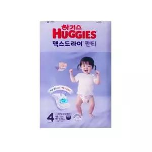 하기스 2025 맥스드라이팬티 4단계 대형 52매x2팩 여아