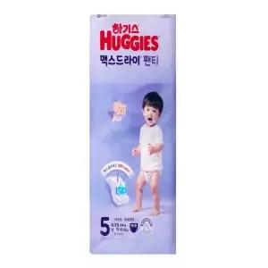 하기스 2025 맥스드라이팬티 5단계 특대형 44매x2팩 남아