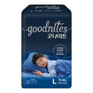 굿나이트 대형 남아 17매 1팩