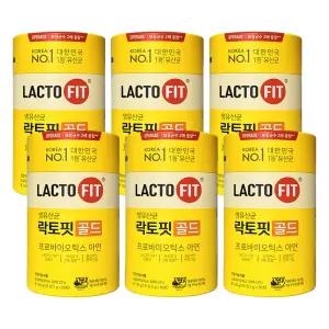 락토핏 골드 2g x 50포 6통 온가족 장건강 생유산균 아연 프로바이오틱스 D