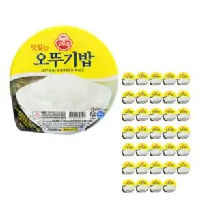 오뚜기 맛있는밥 210G 36개 즉석밥 대용량 가성비 즉석밥 흰밥 혼밥 간편식 갓지은 집밥