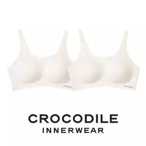 [NS홈쇼핑][크로커다일] 소프트핏 쉘론 스트랩 패드일체형 브라2종 오트밀 CDWBR5M09_2..[35968440]