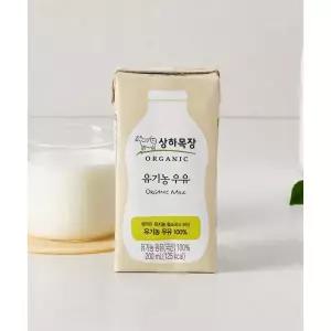 SANGHA FARM 상하목장 유기농 멸균우유 200ml 24팩 240143