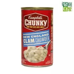 스프 캠벨 청키 뉴잉글랜드 크램 차우더 x 6 505g