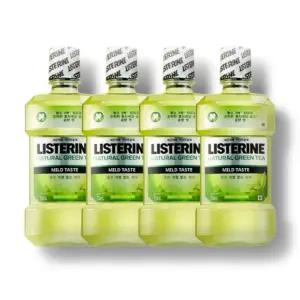 리스테린 그린티 마일드 750ml, 4개