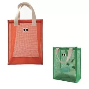 메쉬 비치백 그물 물놀이 330MM KIDS 비치백 여행가방 보스턴백 캐리어보조 여행가방