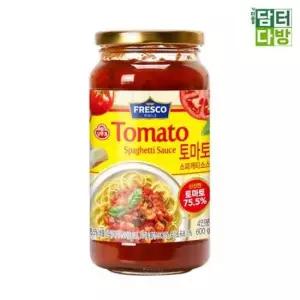 자취요리 오뚜기 프레스코 토마토 파스타소스 X 600g 3개