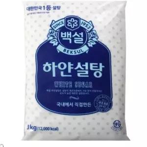 식자재 CJ제일제당 백설 하얀설탕 3kg