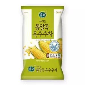 유기농통알곡옥수수차 샘표 순작 1kg