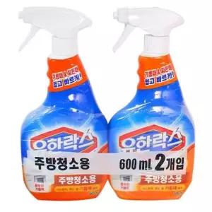 찌든때제거 유한락스 주방청소용 600ml(2개입)