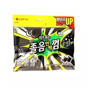 학교 디저트 껌 졸음번쩍껌 롯데 리필 105g 롯데껌 서치41