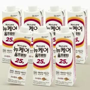 생활 단백질식단 뉴케어 올프로틴 고소한맛 245ml 24팩 당제로 락토프리 고단백 BCAA 수앤서B3