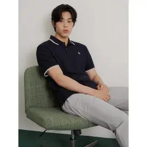 빈폴 26SS 30%OFF 허니쿨 칼라넥 티셔츠 네이비 BC6542C80R 1312383