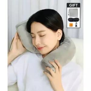 GITIS [MD PICK] 지티스 접히는 목베개 기내용 목쿠션 여행용 차량용 메모리폼