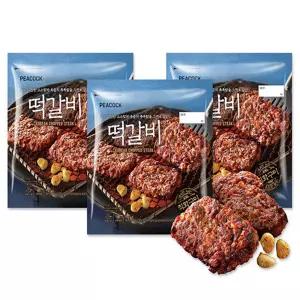 신세계푸드 피코크 직화구이 떡갈비 450g x 3개