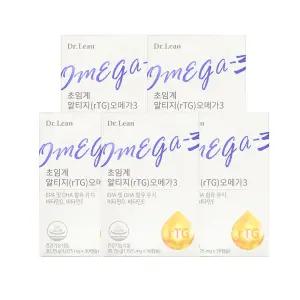 닥터린 초임계 알티지 오메가3 1025mg x 30캡슐 5개