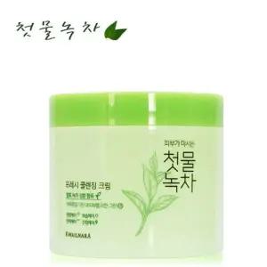 [콩심팥심]과일나라 첫물녹차 프레시 클렌징 크림 300g