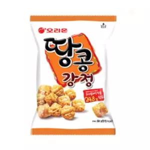 루리점빵 오리온 땅콩강정 땅콩과자 80G 12개 직장간식 학원간식 과자박스