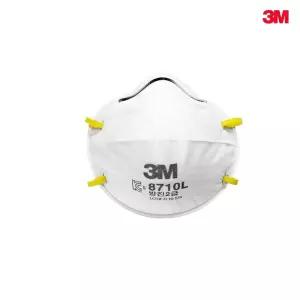 3M 8710L 안면여과식 2급방진마스크 20EA 방진마스크 안전 용품 보호구 공구설비 작업 분진마스크