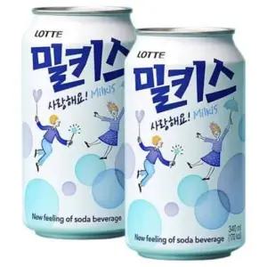 롯데 밀키스 x 24캔 340ml