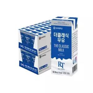 연세우유 멸균우유 더클래식우유 180ml  x  48팩