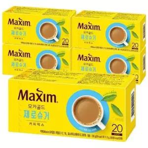 동서 맥심 모카골드 제로슈거 커피믹스 100T (20입x5개)