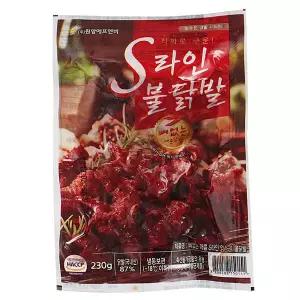 원앙에프엔비 국내산 뼈없는송이불닭발 s라인불닭발 230gX10