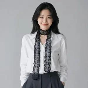 플로라 여성 시스루 레이스 방도 스카프 쁘띠 여름 미니 헤어 가방 목 리본 패션소품