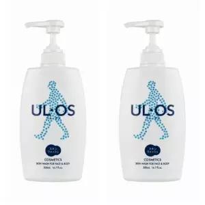 우르오스 스킨워시 K 올인원 바디 페이스 워시 클렌저 500ml x 2