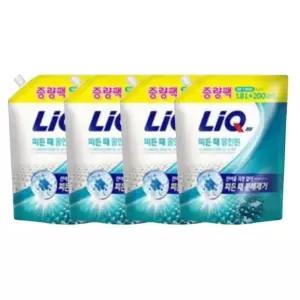 리큐 찌든때 올인원 1.8L+200ml 4개(일반 및 드럼겸용)