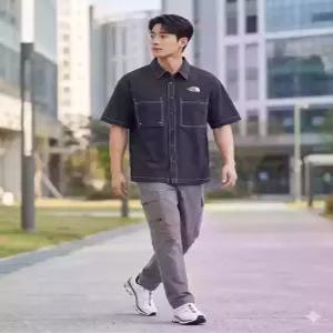[매장정품] thenorthface NH8SS01J 화이트라벨 아이스펄스 셔츠 DARK NAVY 3c45f4