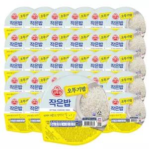 오뚜기 맛있는 즉석밥 작은밥 캠핑 자취 여행 130g 30개 GST