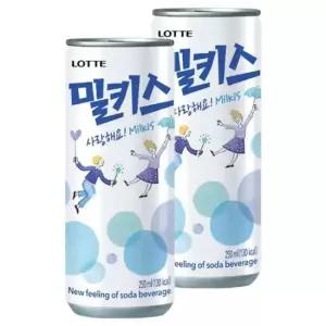 탄산음료 롯데 밀키스 30캔 250ml