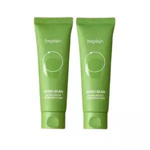 비플레인 녹두 약산성 클렌징폼 160ml 2개