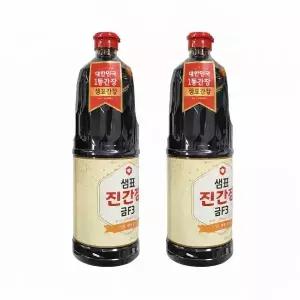 샘표 진간장 금 F3 1.7L x 2개